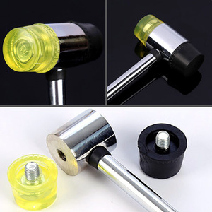 Marteau d'installation en caoutchouc à double tête Tianyu Zhengkun pour carrelage et travaux de construction, 120g, en PVC - Product Image 3