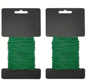 52.5 piedi fornitore di fabbrica plastica riutilizzabile pianta da giardino Twist Tie, Heavy Duty Soft Wire Tie per giardinaggio, casa, ufficio