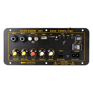 300W <span class=keywords><strong>Mini</strong></span> kỹ thuật số cho <span class=keywords><strong>Bluetooth</strong></span> khuếch đại với Dual Mic đầu vào USB điều khiển từ xa 12V/220V DC/AC cung cấp điện cho nhà âm nhạc sử dụng - Product Image 1