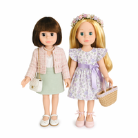Poupée de mode en vinyle de 14 pouces avec yeux mobiles, vêtements et cheveux interchangeables, ensemble de tenues, chaussures et accessoires personnalisés pour poupée