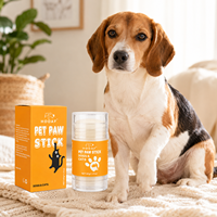 Baume hydratant pour pattes d'animaux, protection des patas de chien et de chat contre les gerçures, cire naturelle, soin du nez, usage extérieur