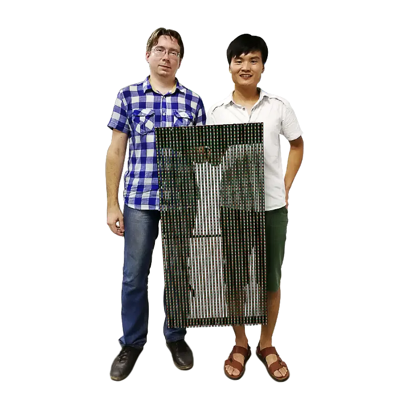 hot sale Galaxy Flexible led screen transparent oled soccer stadium led display P15.625 outdoor led mesh/facade tv screen