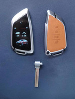 Clé de Voiture Intelligente LCD Universelle, Accessoires Électroniques Auto, avec Clé Mécanique de Secours