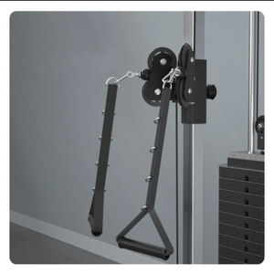 Macchina Cavi Crossover per Allenamento Corpo Trazioni <span class=keywords><strong>Lat</strong></span> <span class=keywords><strong>Machine</strong></span> Bicipiti Tricipiti Vogatore Trainer Torre a Puleggia Alta Montata a <span class=keywords><strong>Parete</strong></span> con Carico a Dischi - Product Image 2