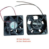 Ventilateur axial sans balais 120x120x38mm - Ventilateur de refroidissement multi-tension 12-220V AC/DC pour processeur CPU GPU, dissipateur thermique de serveur PC