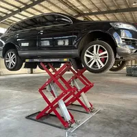 Elevadores de Tijera Confiables y Seguros con Capacidad de 3500 Kg (8000 Lbs), Elevador Hidráulico para Hogar y Garaje, Elevador de Autos de Tijera Alto