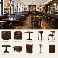Vantel Hotel Restaurant - Mobilier de restauration de luxe - Ensemble table, chaises et banquettes - Fournisseur de mobilier hôtelier sur mesure