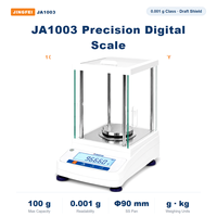 Balance analytique JA1003, précision 0,001 g (1 mg), balance de laboratoire 100 g avec écran de protection en verre, vente en gros