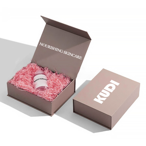 Ưa Thích Tùy Chỉnh Thiết Kế Đóng Mở Hộp Quà Tặng Giấy Bao Bì Phẳng Lật Hộp Với Đóng Cửa Từ Tính Cho Tóc Giả Sản Phẩm Chăm Sóc Tóc - Product Image 4
