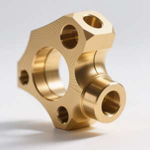 Usinage de tournage en laiton fraisé CNC à 5 axes OEM Services personnalisés Pièces de jointures en laiton - Product Image 2