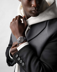 Reloj de vestir automático para hombre con indicador central de reserva de marcha, ventana de fecha, correa de cuero, caja de acero pulido Longinesing - Product Image 3