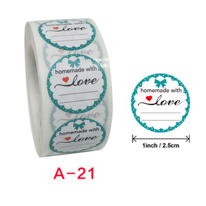 กาวขอบคุณสั่งซื้อสติกเกอร์ที่มีไอคอนความ<span class=keywords><strong>รัก</strong></span>ฉลากบรรจุภัณฑ์สำหรับผลิตภัณฑ์ในครัวเรือน - Product Image 1