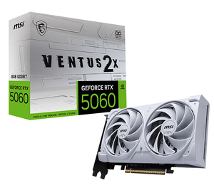 การ์ดจอ GeForce RTX5060 8G VENTUS 2X OC สีขาว สำหรับคอมพิวเตอร์ตั้งโต๊ะเล่นเกม พัดลมระบายความร้อนแบบใหม่ - Product Image 1