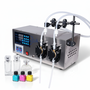 Machine de remplissage semi-automatique pour huiles essentielles, parfums et sirops, machine de remplissage de jus à <span class=keywords><strong>double</strong></span> buse, machines de remplissage de bouteilles - Product Image 1