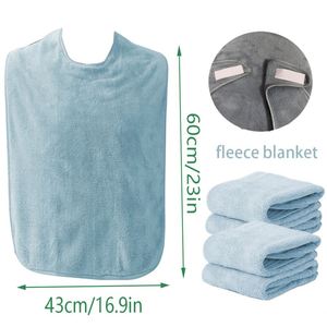 Chaleco Médico Térmico para Niños de Secundaria, Babero Absorbente de Saliva, de Doble Cara, de Poliéster, Forro Polar Coral, Impermeable - Product Image 3