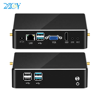 Core I3 7100U Slim Mini PC Micro Computadora de bolsillo de escritorio Placa base única DDR4 M.2 SSD 4K NUC TV BOX HTPC