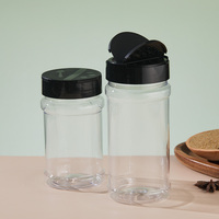 Bouteille à épices en plastique de 100 ml, 230 ml, 250 ml, 300 ml, 360 ml pour poivre, sauce, condiments, flacon de 12 oz en PET pour herbes et épices de cuisine
