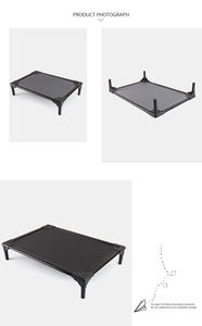 Cama para Perro Rectangular Grande de Aluminio, Moderna, Clásica y Ecológica de Yalong, XL/127*95*15.2cm, Desmontable, Lavable, en Caja - Product Image 4