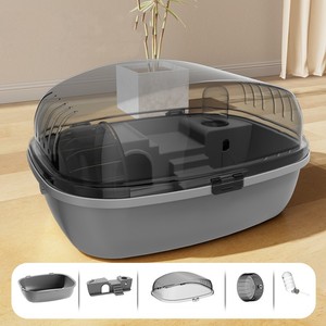 <span class=keywords><strong>Jaula</strong></span> de plástico acrílico transparente para hámster Villa House <span class=keywords><strong>Hamster</strong></span> Cage - Product Image 5
