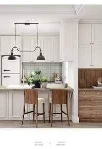 Modern tasarımcı mobilya mutfak tasarım lüks dolap