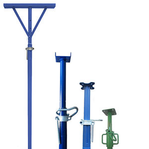 Poteaux de <span class=keywords><strong>support</strong></span> d'échafaudage en acier galvanisé robuste <span class=keywords><strong>pour</strong></span> la construction coffrage de colonne en béton - Product Image 1