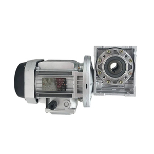 1 buah/lot NMRV40 asinkron Worm Gear Reducer + 250W tiga fase 50-60hz Motor vertikal 220V 380V flens kecil/besar - Product Image 2