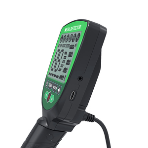 Détecteur de métaux avec bobine de recherche de 30 cm, en plastique noir, étanche IP68, haute sensibilité, pour la recherche d'or, de pièces de monnaie et de bagues, pour adultes et débutants GT964H - Product Image 4