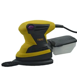 Pabrikan profesional THPT AJ23 alat genggam elektrik ampelas Mouse untuk kayu dengan kotak koleksi debu & ampelas