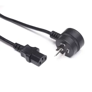 Hot Selling 1m 1.5m 1.8m 2m AU Standard 3 Pin Prong Plug IEC320 C13 Connector Cable Australian AC Power Cord