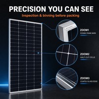 Panneau solaire bifacial TOPCon de type N 650W 182R 132 cellules pour le développement de projets de production d'énergie solaire en Asie du Sud-Est