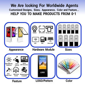 Affichage numérique LCD double face pour hall d'hôtel, <span class=keywords><strong>location</strong></span> d'événements - Product Image 2