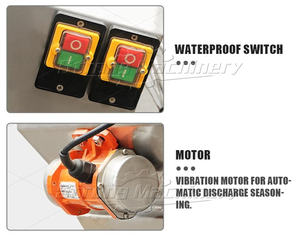 Type de rotation frites assaisonnement machine chien nourriture arôme mélangeur huile épices pulvérisateur machine de revêtement pour collation - Product Image 3