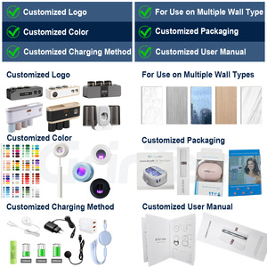 Esterilizador Inteligente para Cepillos <span class=keywords><strong>de</strong></span> Dientes con <span class=keywords><strong>Dispensador</strong></span> Automático <span class=keywords><strong>de</strong></span> Pasta Dental, Organizador <span class=keywords><strong>de</strong></span> Baño <span class=keywords><strong>de</strong></span> 5 Ranuras para Cepillos <span class=keywords><strong>de</strong></span> Dientes Eléctricos - Product Image 5