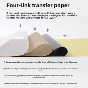 Papel de Transferencia Importado Extra Largo para Impresión a Cuatro Colores, Transferencia de Tatuajes, Dibujo a Mano y Uso en Máquinas de Pintura Corporal - Product Image 4