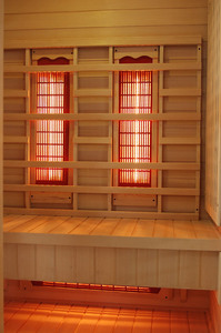 Phòng tắm hơi bằng gỗ ánh sáng đỏ trị liệu phòng tắm hơi thiết kế nhà tắm hơi và phòng kết hợp phòng tắm hơi hồng ngoại xa phòng tắm hơi phòng tắm hơi - Product Image 2