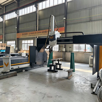 Ligne de découpe automatique professionnelle de profilés en fibre laser CNC pour poutres en H et tôles, de fabrication chinoise, pour usage intensif