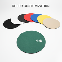 Sous-verres en tissu de coton jetables modernes, serviettes de table personnalisées avec logo couleur, 11,5 cm, pour restaurants, bars à domicile, hôtels