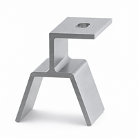 Pince de fixation solaire en acier inoxydable SUS304 pour systèmes solaires de toit et de carport, haute résistance, conception professionnelle, caoutchouc EPDM