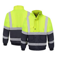Logo personnalisé Vêtements de travail Vêtements de travail Vêtements de sécurité réfléchissants imperméables Construction industrielle uniforme Hommes Veste de travail