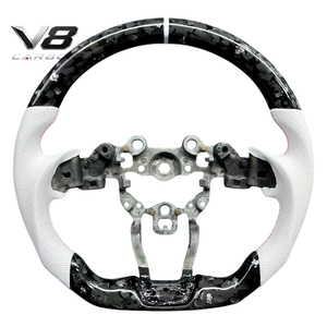 Volant en fibre de carbone véritable V8carbon pour <span class=keywords><strong>V8</strong></span> Vantage, accessoires de voiture, pièces automobiles, modification, style sport racing, personnalisé - Product Image 4