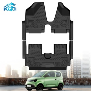 Ensemble complet de tapis de sol en TPE avec doublure de coffre - Ajustement précis, imperméable et antidérapant pour VINFAST MINIO-GREEN 2026 - Product Image 2