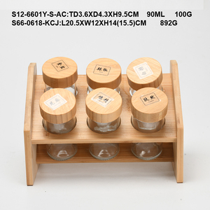 Vente directe usine – Ensemble de pots et boîtes à épices en verre au design moderne pour la cuisine, idéal pour la préparation culinaire ou les réceptions - Product Image 5
