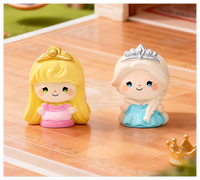 Niedliche Cartoon-Sammelfiguren Kinderspielzeug Geburtstagsgeschenk Tortendekoration Harz 3D Mini-Figur Prinzessin Mädchen für Überraschungs-Mystery-Tasche