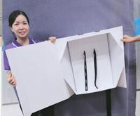 Boîte d'expédition en carton de luxe personnalisable avec fermeture magnétique à ruban pliable pour emballage de perruques, vêtements et t-shirts