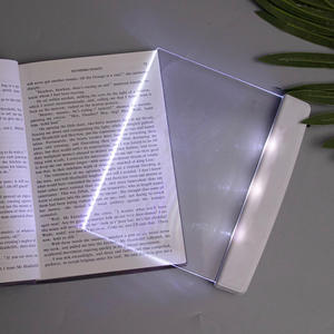 Portable plat LED panneau signet livre lumière lampe conseil soins des yeux lumière pour la lecture de <span class=keywords><strong>nuit</strong></span> au lit - Product Image 5