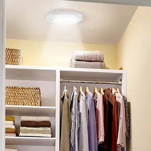ETL Motion Sensor Light LED Ceiling Light With 30s Or 45s Timeout 10W 650lm Round Lighting Fixture For Porches Closets Stairs