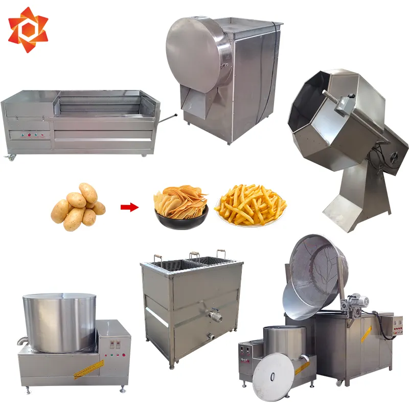 Otomatik muz kızartma bırakır ambalaj yapımı fritöz kesme patates cipsi makinesi fiyat