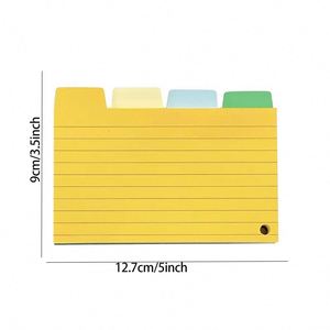 American Index <b>Bookmarks</b> Divider Cards Self-Adhesive Loose-leaf Sticky Notes Lined Notebook Study Office Back-to-School - Product Image 2