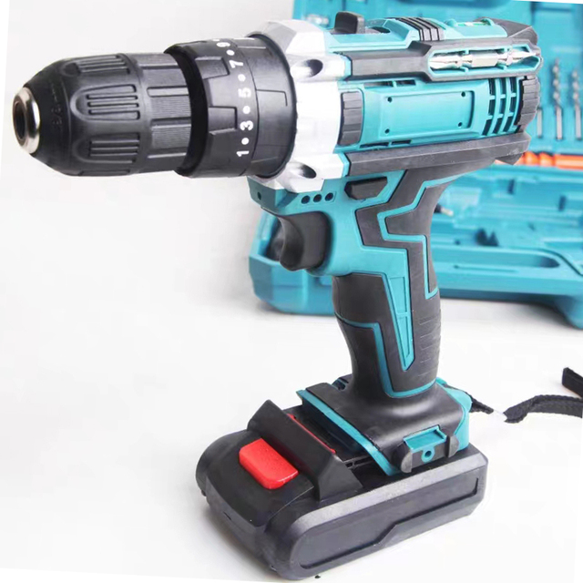 China Factory Price Costruccion Power Tools Drill Complete Set of Cordless Drill Power Tools