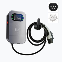 Chargeur EV de haute qualité 11 kW Type 2 Triphasé 16A pour voiture électrique, station de recharge solaire